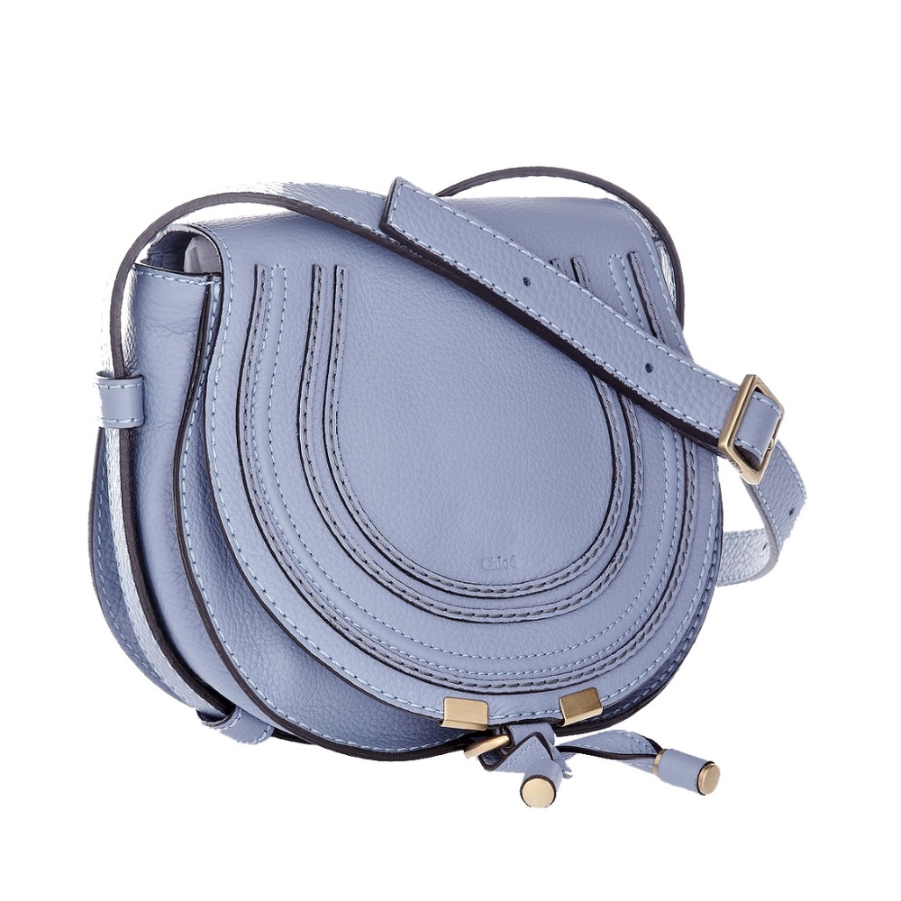 New Chloe Mini Marcie Leather Crossbody Bag - Picture 2 of 8